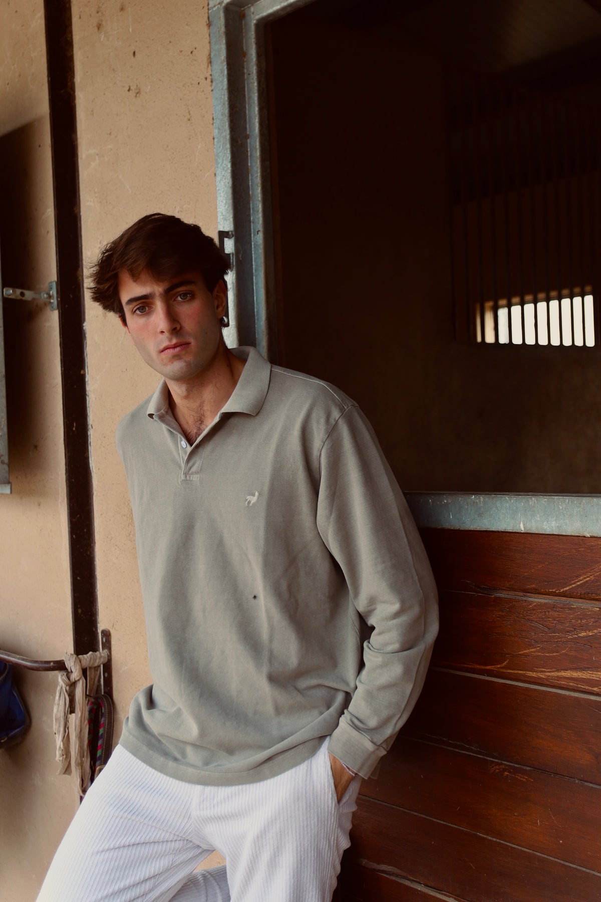 HUNT COTTON – Polo – vista 2 – MORAY