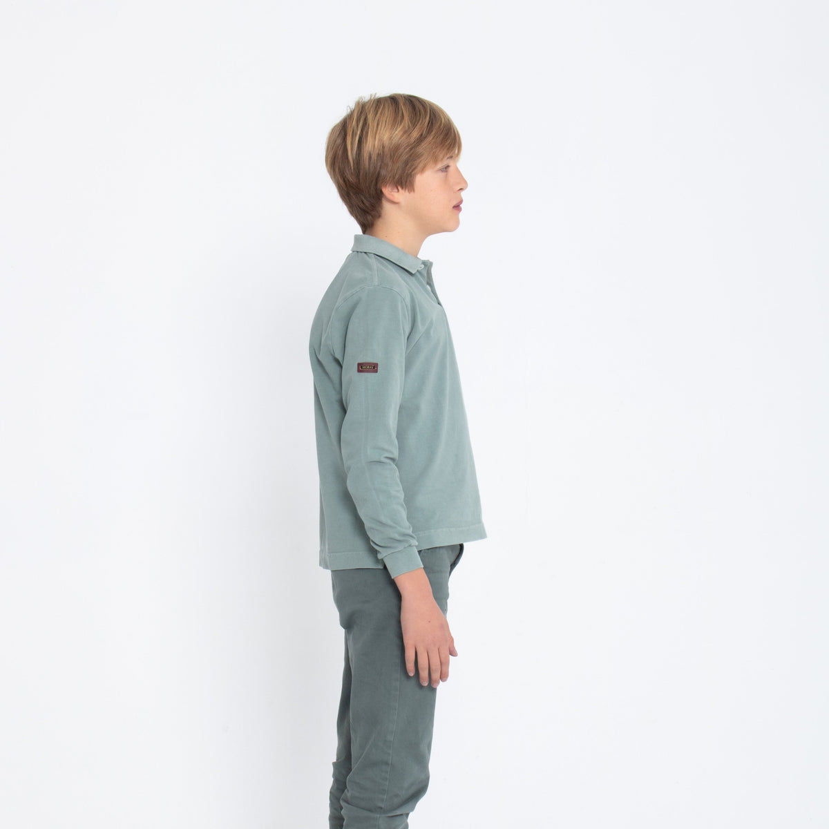 Olive Cotton KIDS – Polo niño – vista 2 – MORAY