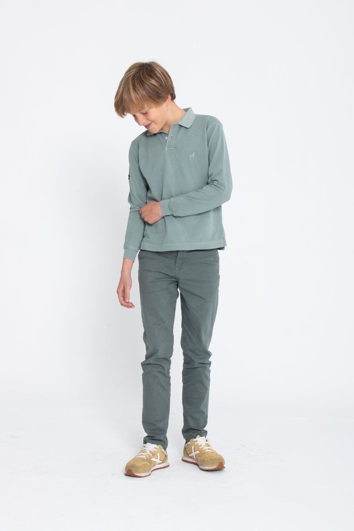 Olive Cotton KIDS – Polo niño – vista 3 – MORAY
