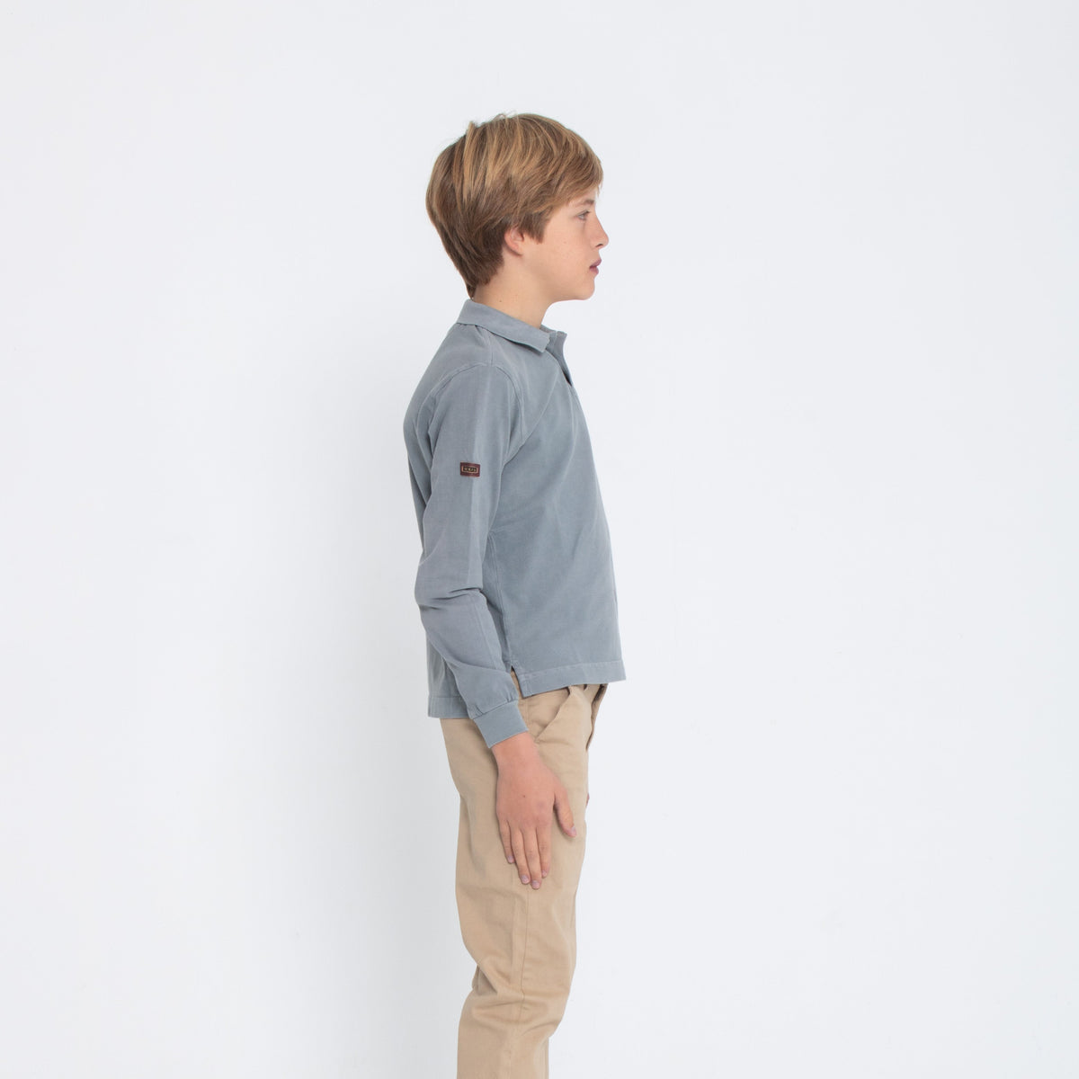Graphite Cotton KIDS – Polo niño – vista 2 – MORAY