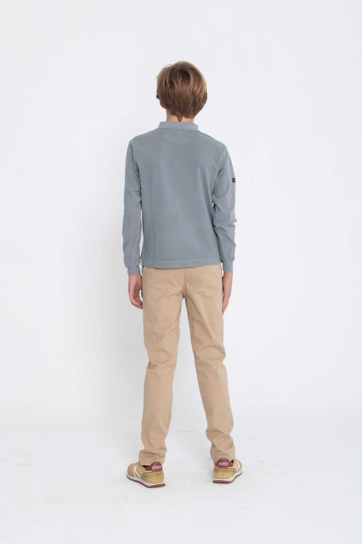 Graphite Cotton KIDS – Polo niño – vista 3 – MORAY