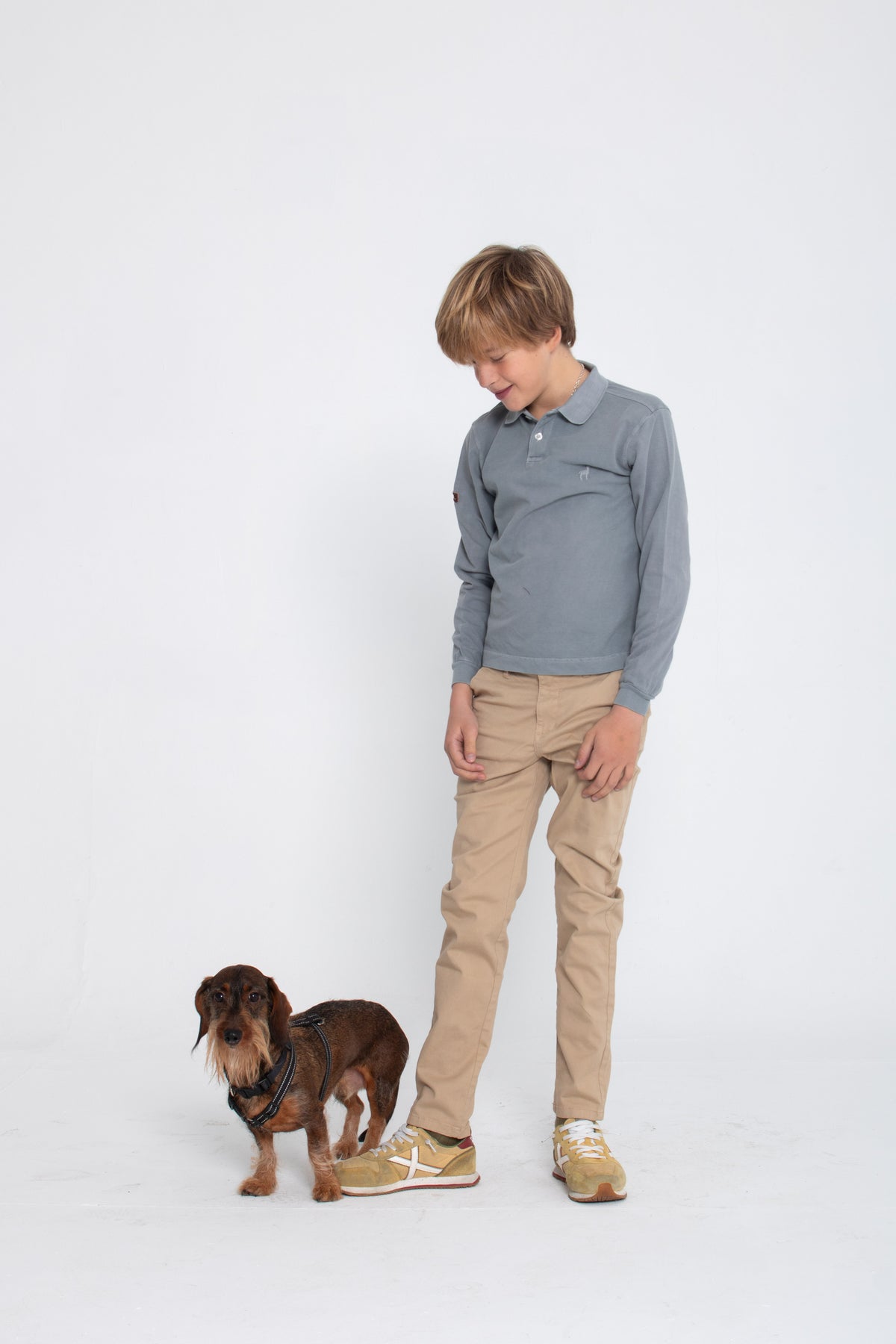 Graphite Cotton KIDS – Polo niño – vista 4 – MORAY